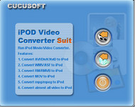 CucusoftiPod Video Converter + DVD to iP screenshot